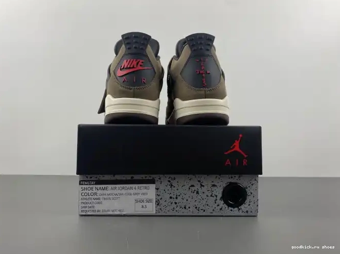 TS 4 Travis AJ4-882335 x Brown Jordan Scott Air Retro 0415